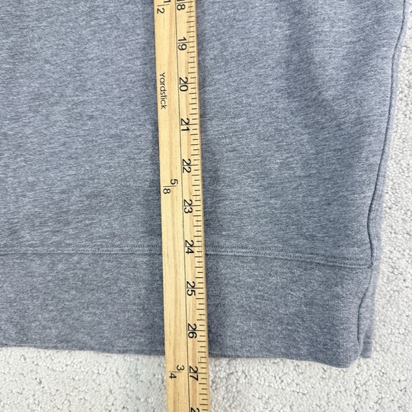 Lululemon All Yours Crew Sweatshirt Gray Size 8 Cotton Oversized - Picture 10 of 11
